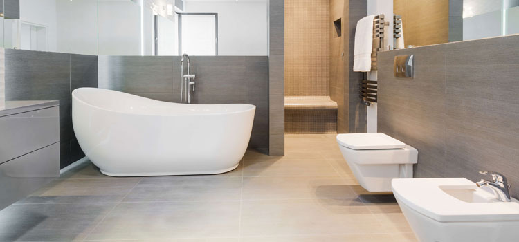 bathroom bathtub installation in Dubai Investment Park