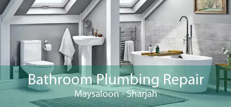 Bathroom Plumbing Repair Maysaloon - Sharjah