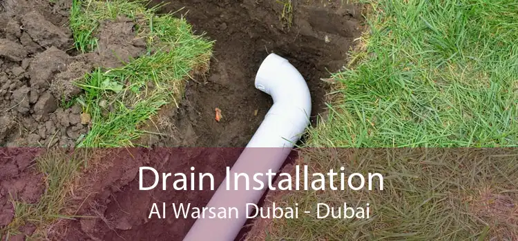 Drain Installation Al Warsan Dubai - Dubai
