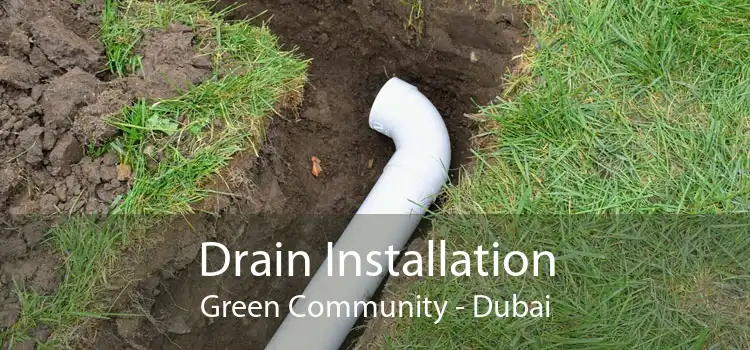 Drain Installation Green Community - Dubai
