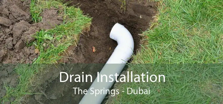 Drain Installation The Springs - Dubai
