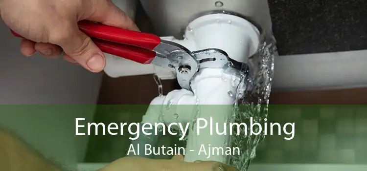 Emergency Plumbing Al Butain - Ajman