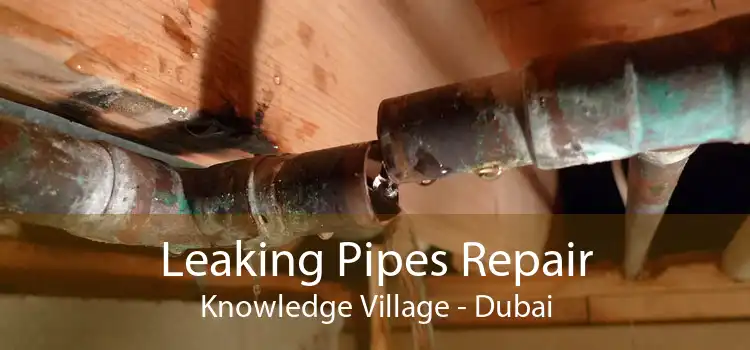 Leaking Pipes Repair Knowledge Village - Dubai