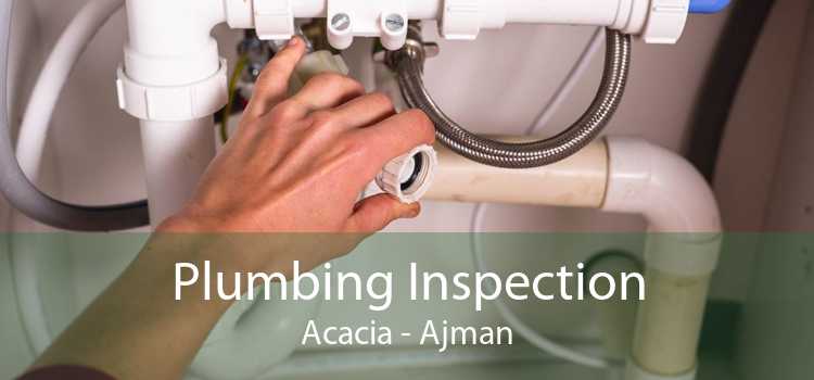Plumbing Inspection Acacia - Ajman