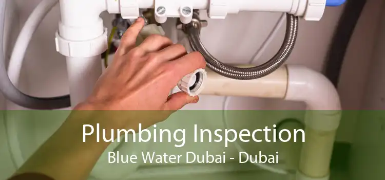 Plumbing Inspection Blue Water Dubai - Dubai
