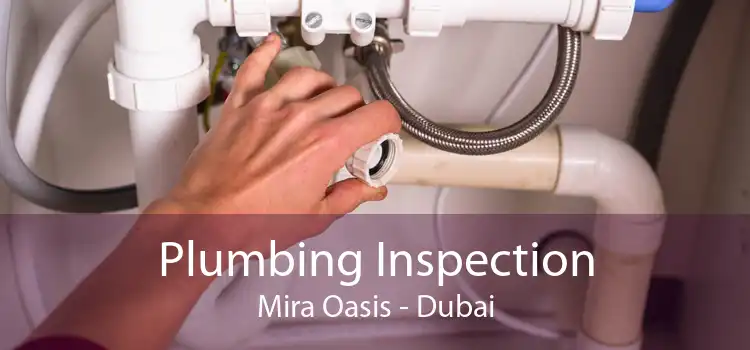 Plumbing Inspection Mira Oasis - Dubai