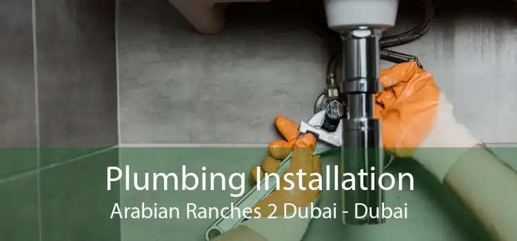 Plumbing Installation Arabian Ranches 2 Dubai - Dubai