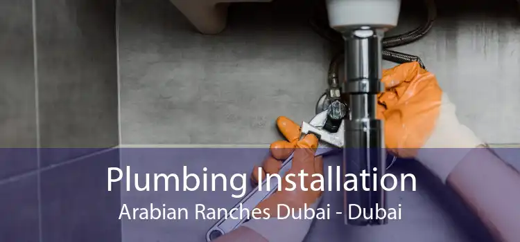 Plumbing Installation Arabian Ranches Dubai - Dubai