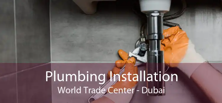 Plumbing Installation World Trade Center - Dubai