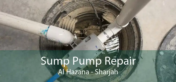 Sump Pump Repair Al Hazana - Sharjah