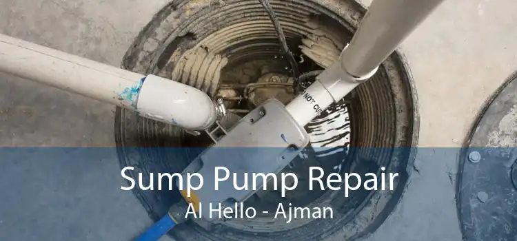 Sump Pump Repair Al Hello - Ajman