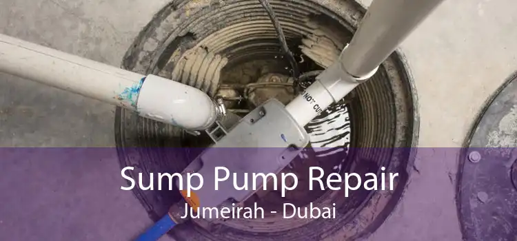 Sump Pump Repair Jumeirah - Dubai