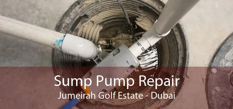 Sump Pump Repair Jumeirah Golf Estate - Dubai