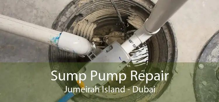 Sump Pump Repair Jumeirah Island - Dubai