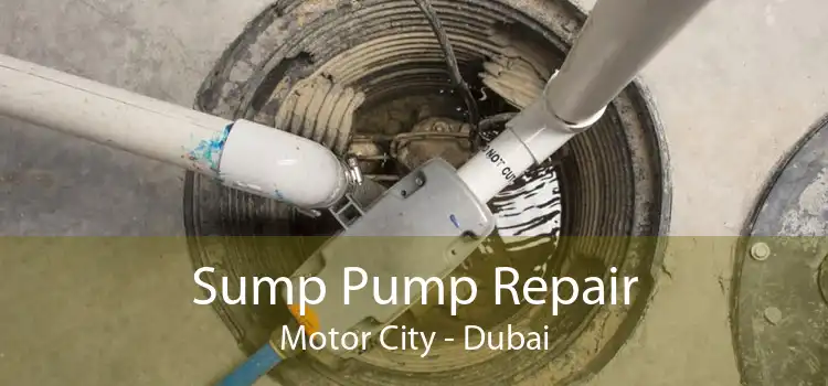 Sump Pump Repair Motor City - Dubai