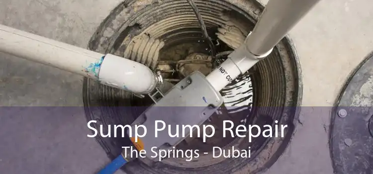Sump Pump Repair The Springs - Dubai