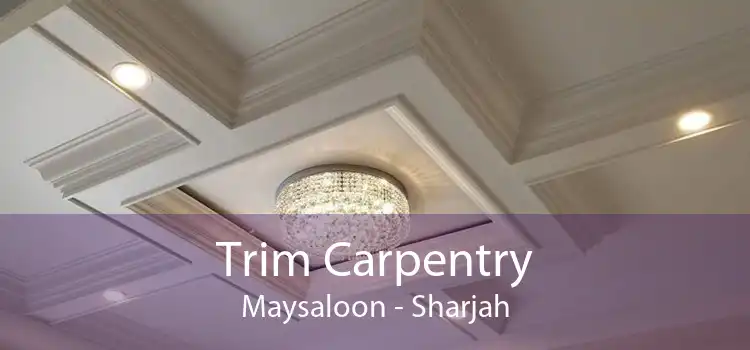 Trim Carpentry Maysaloon - Sharjah